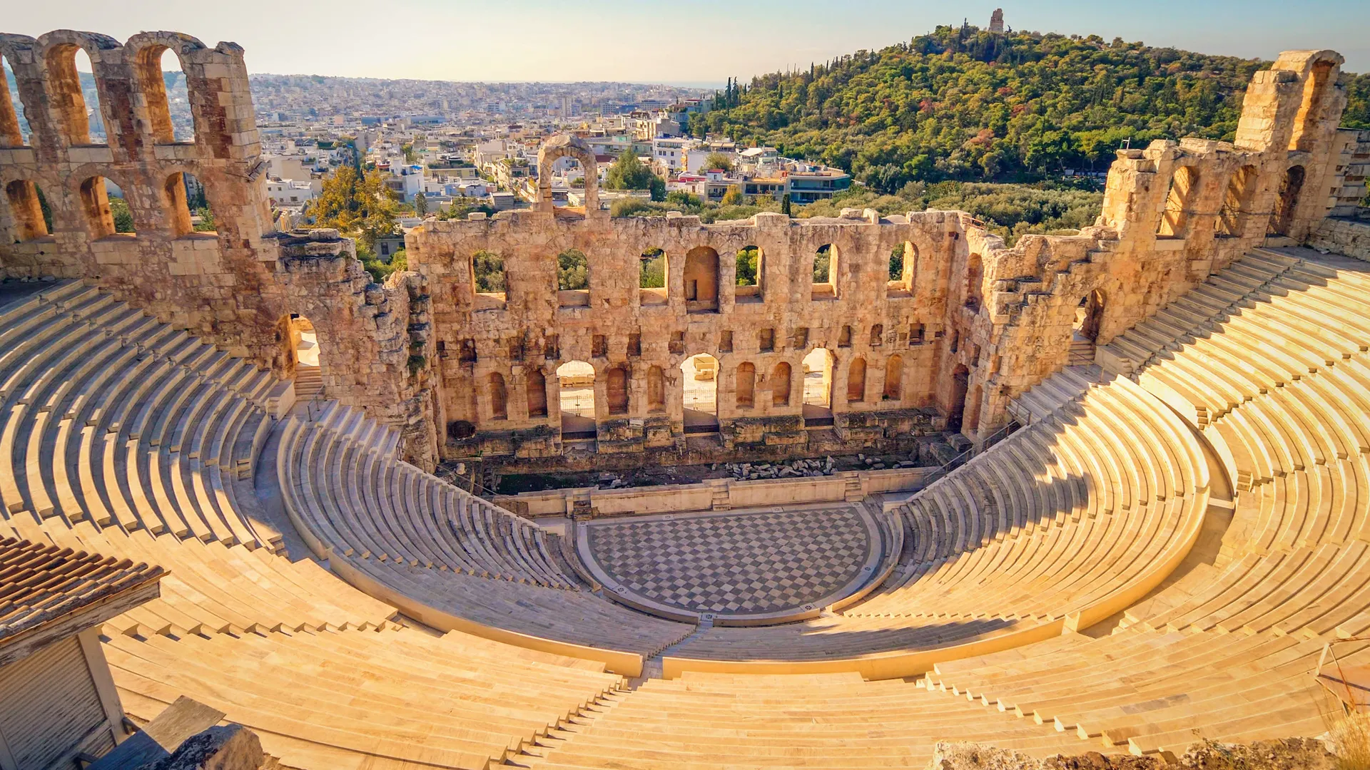 Het Dionysustheater in Athene