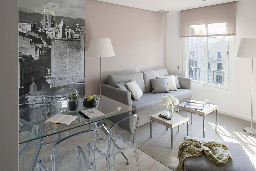 Woonkamer 3-kamerappartement (max. 6 personen)
