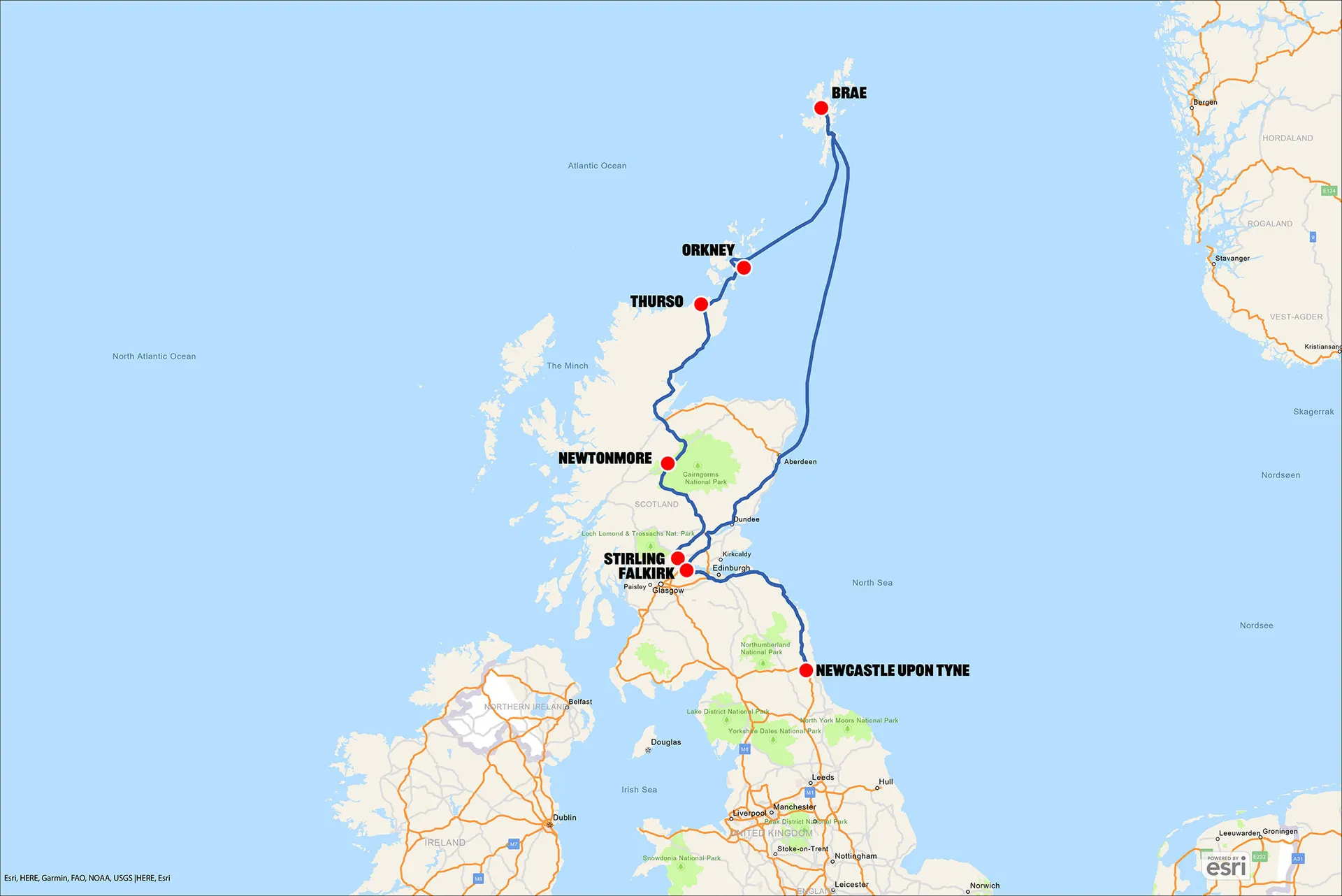 Orkney en Shetland Eilanden