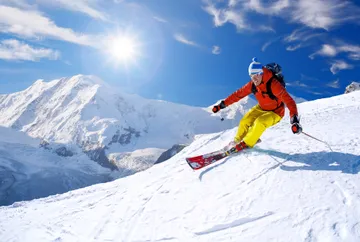 Wintersport, gevorderde skiër