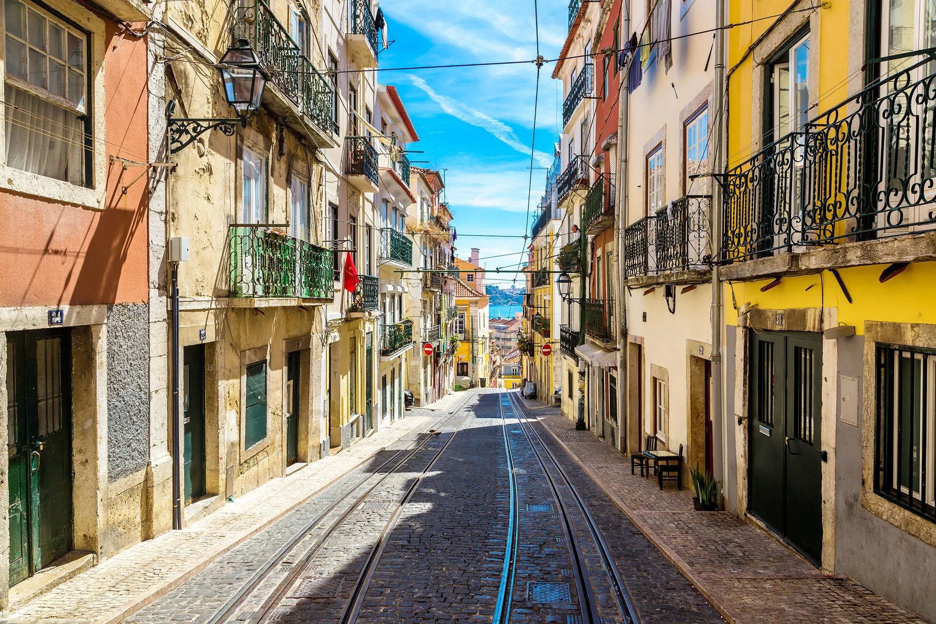 Sfeervolle straten van Lissabon