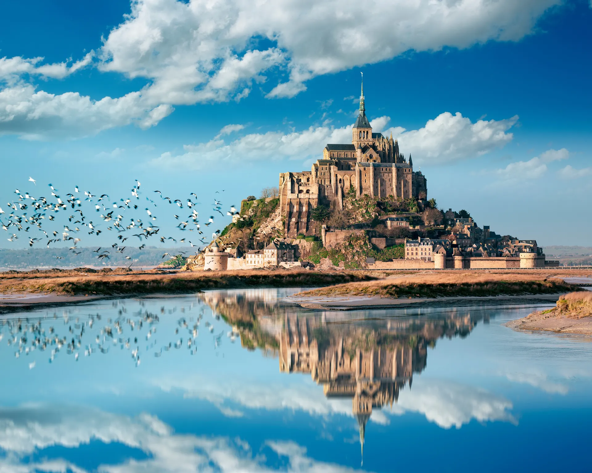 Normandische invasiestranden en Bretagne.