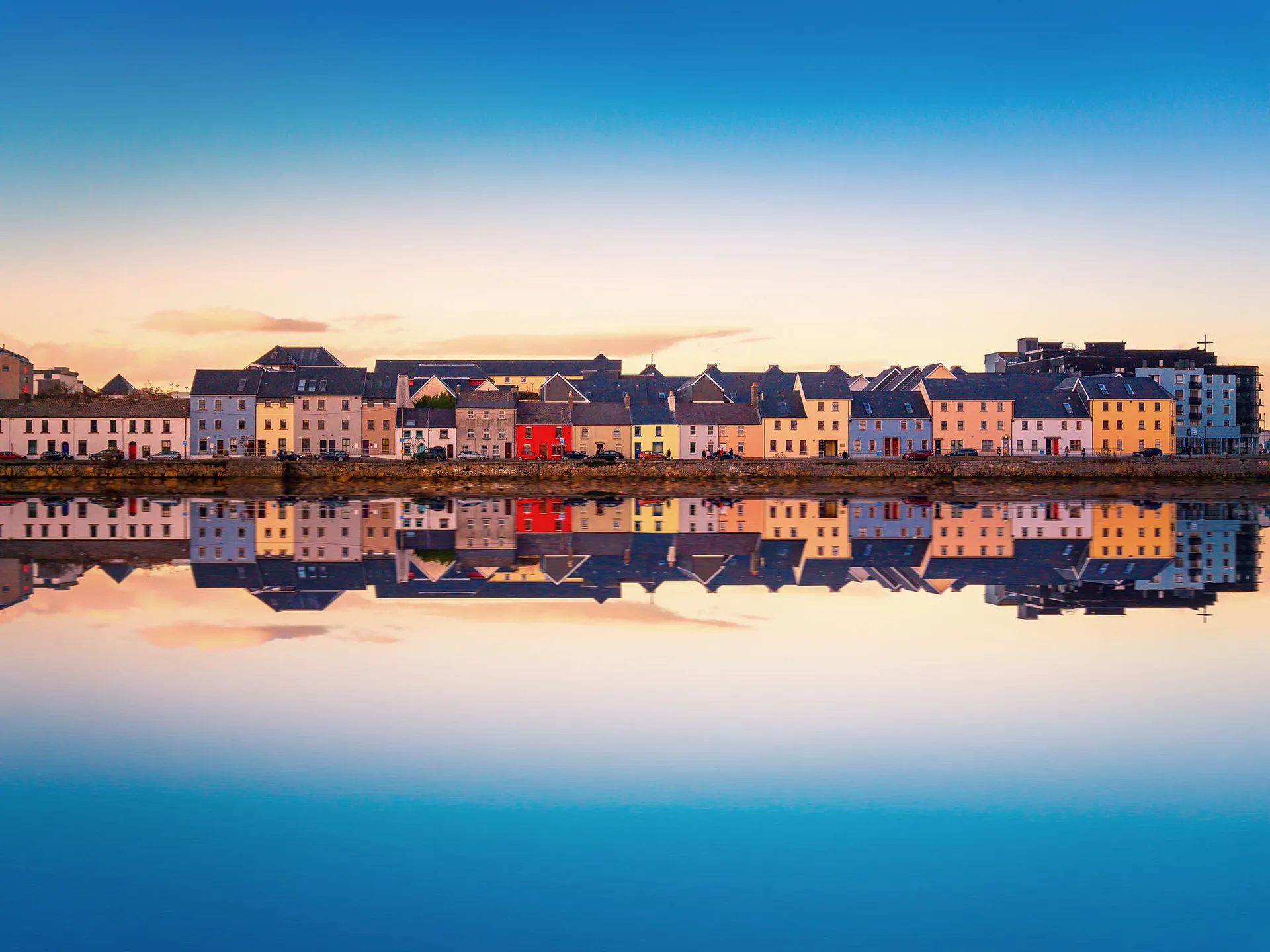 Uitzicht over the Claddagh Galway, Galway City
