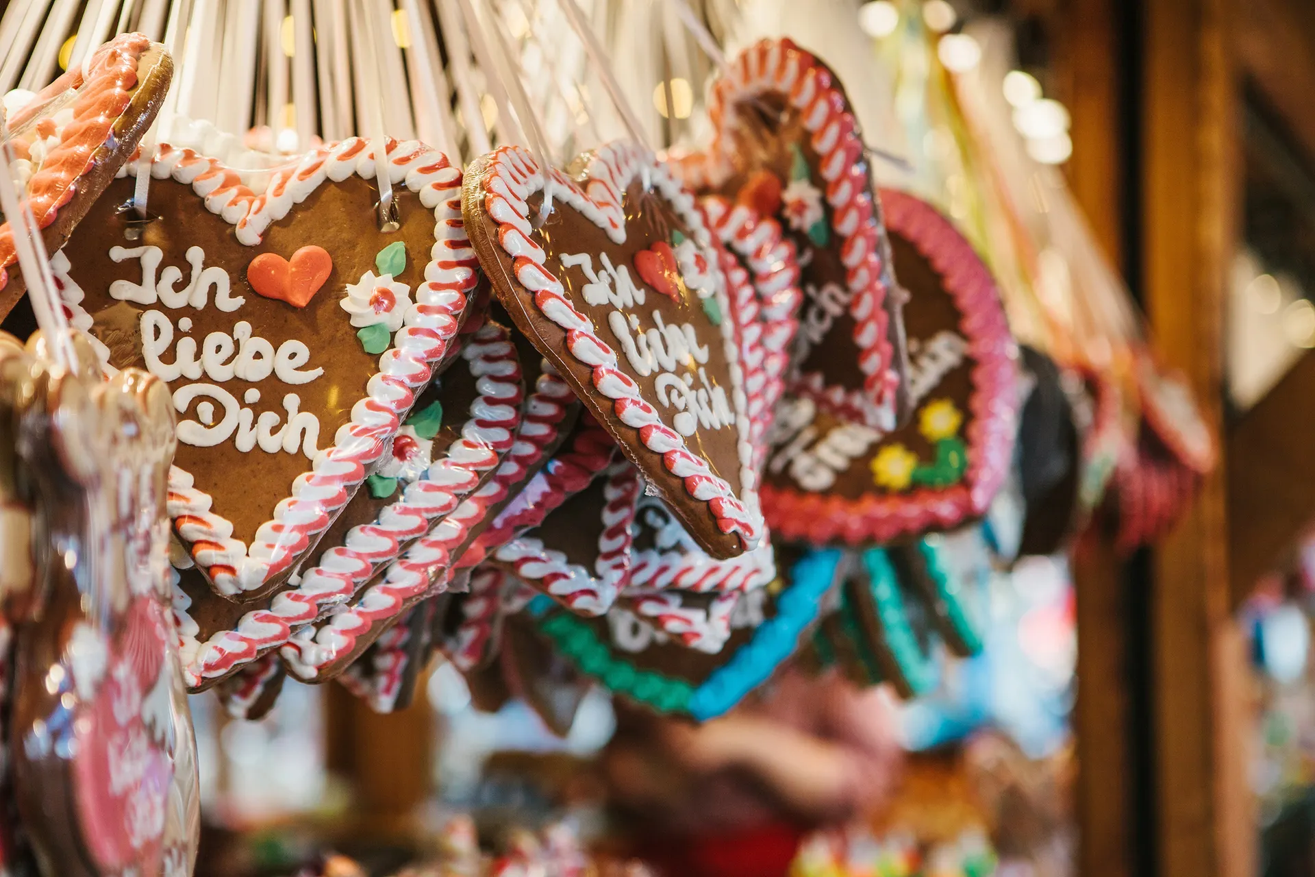 Kerstmarktreizen, Lebkuchen Herze, Kerstmarkt Duitsland | de Jong Intra Vakanties