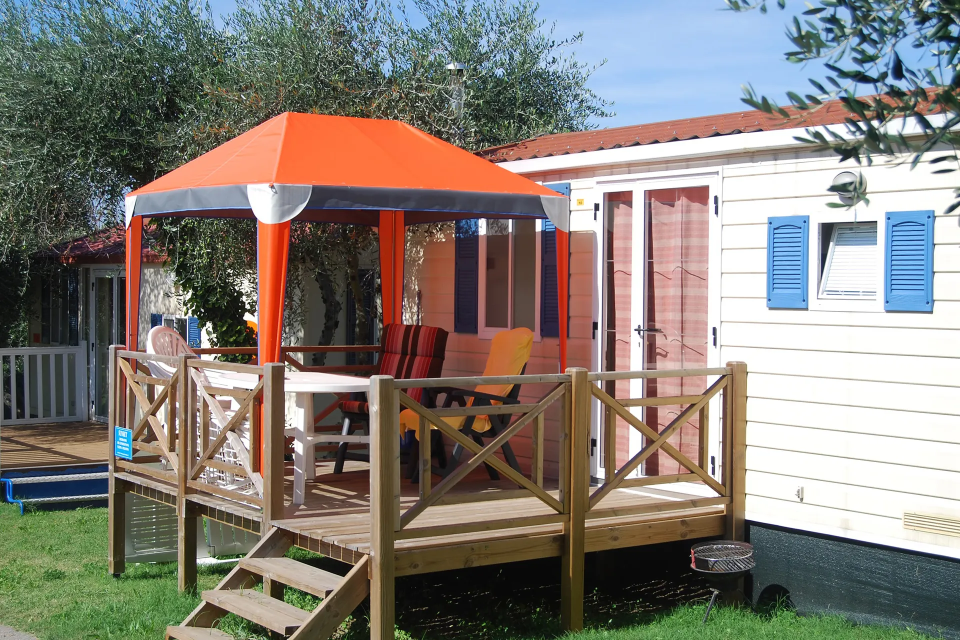 Campings met stacaravans