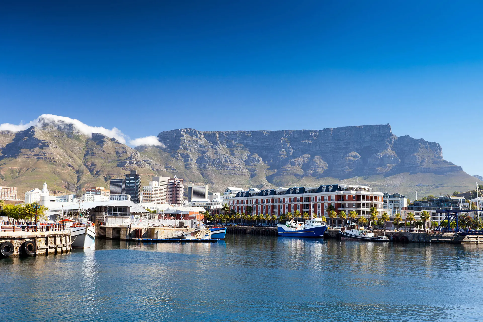 Kaapstad met op de achtergrond de Tafelberg