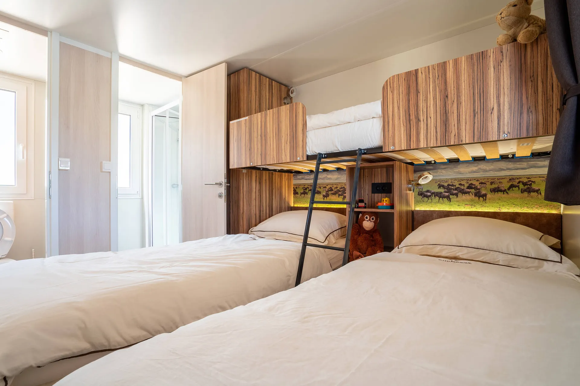 Catalpa - Slaapkamer met enkele bedden