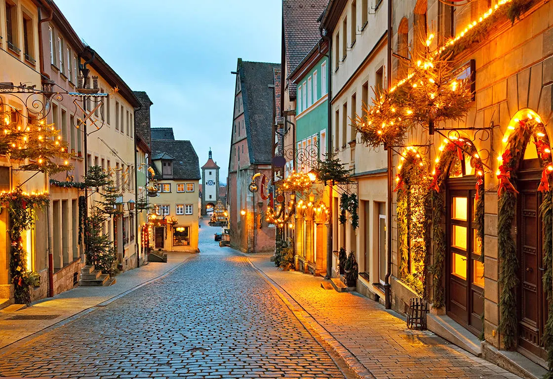 Kerst in het Beierse Velburg.