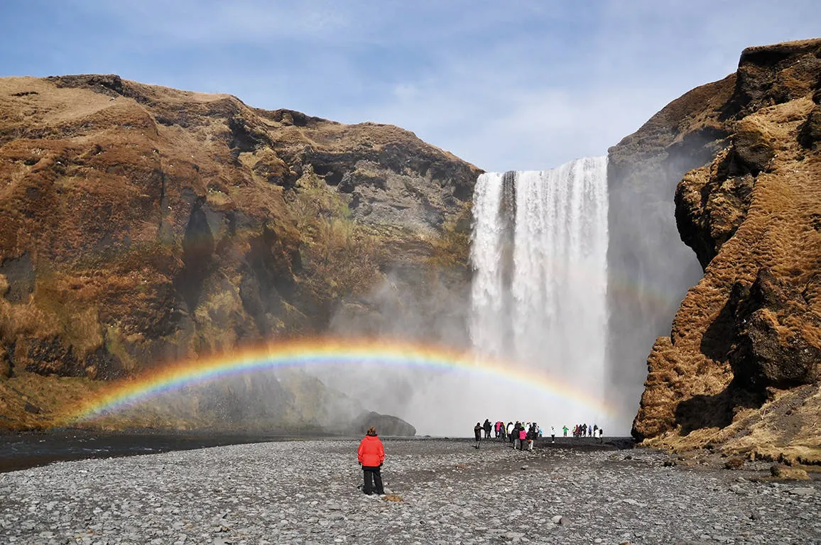 Skogafoss waterval