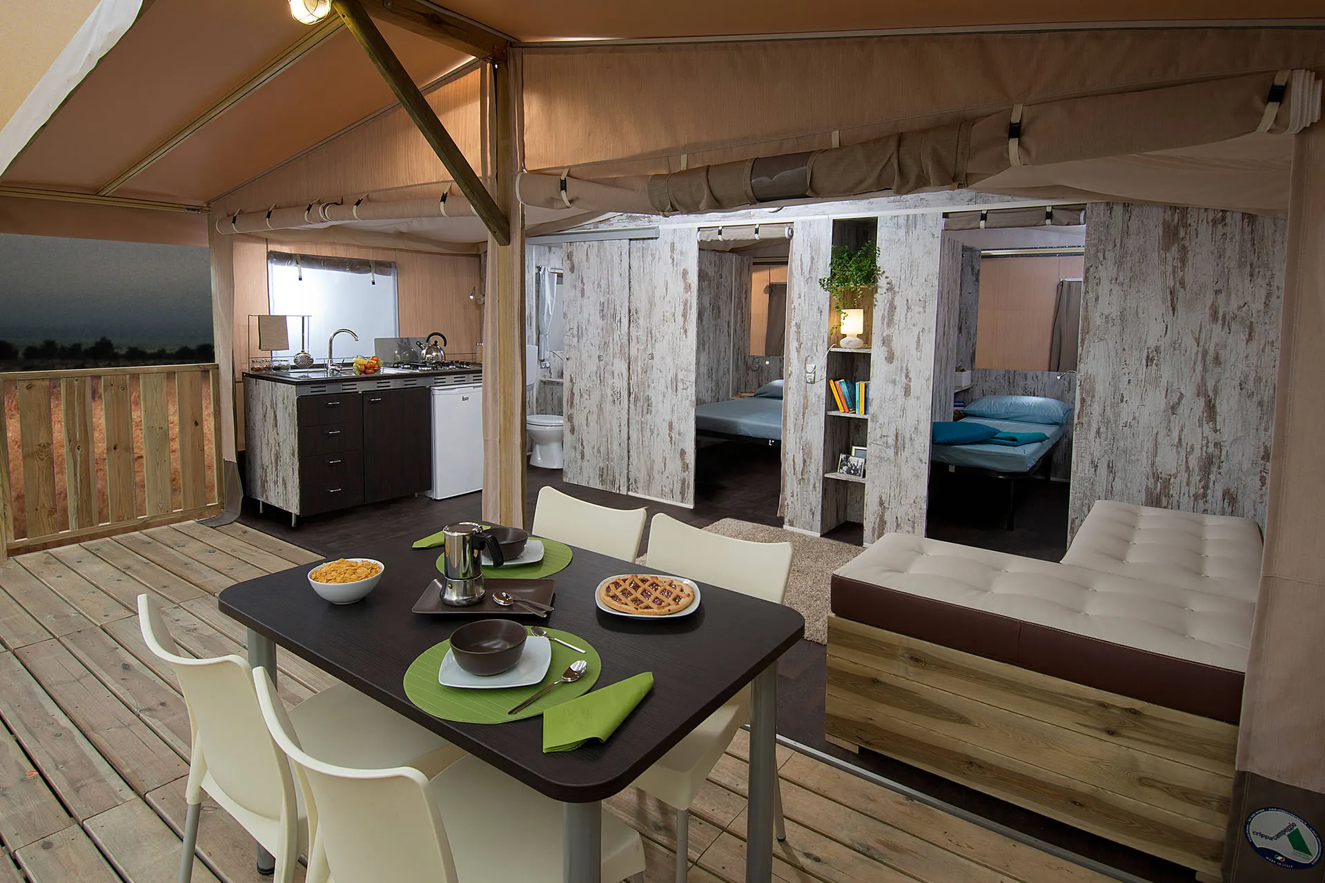 Voorbeeld Estivo Lodgetent Safari