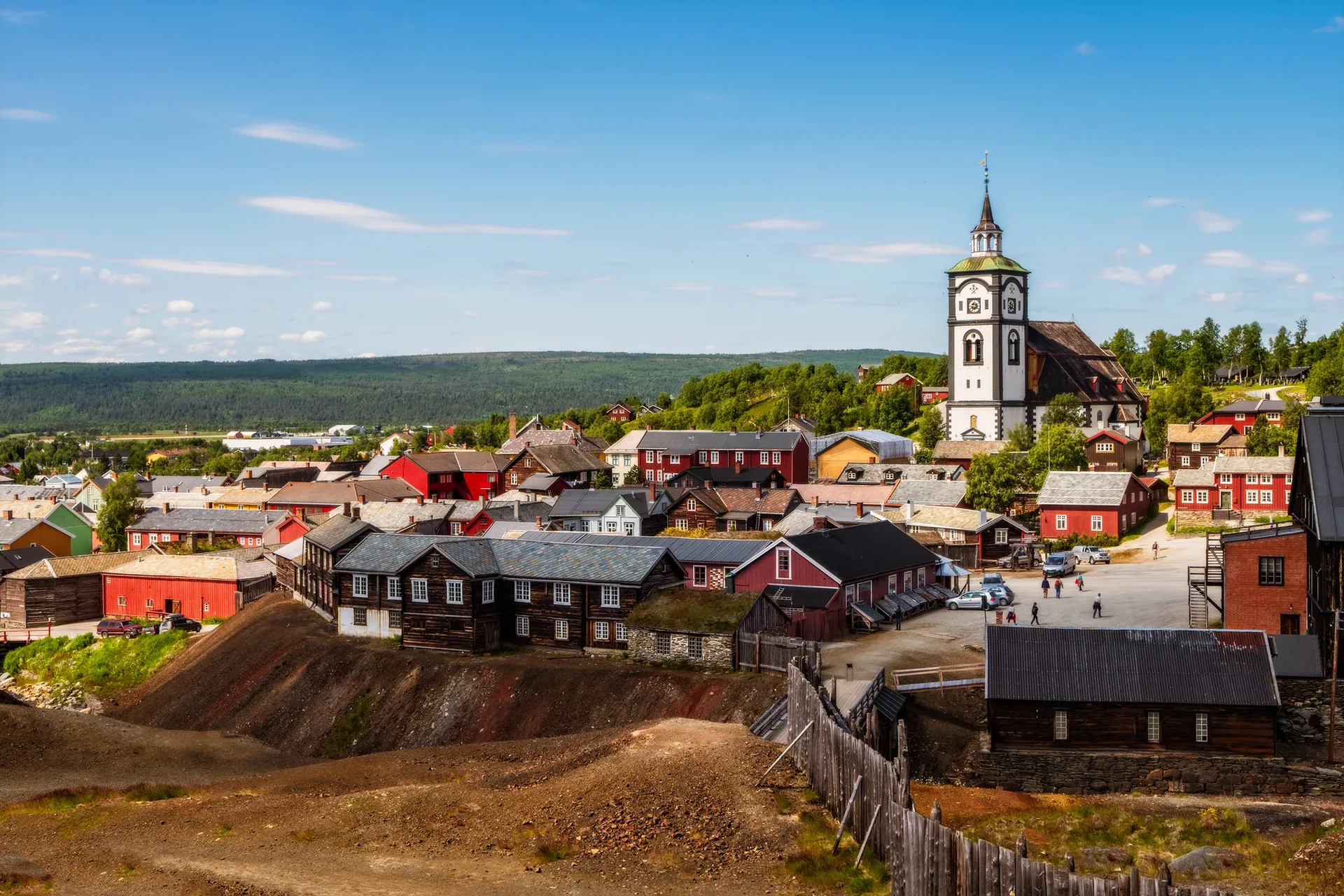Røros, mijnstadje
