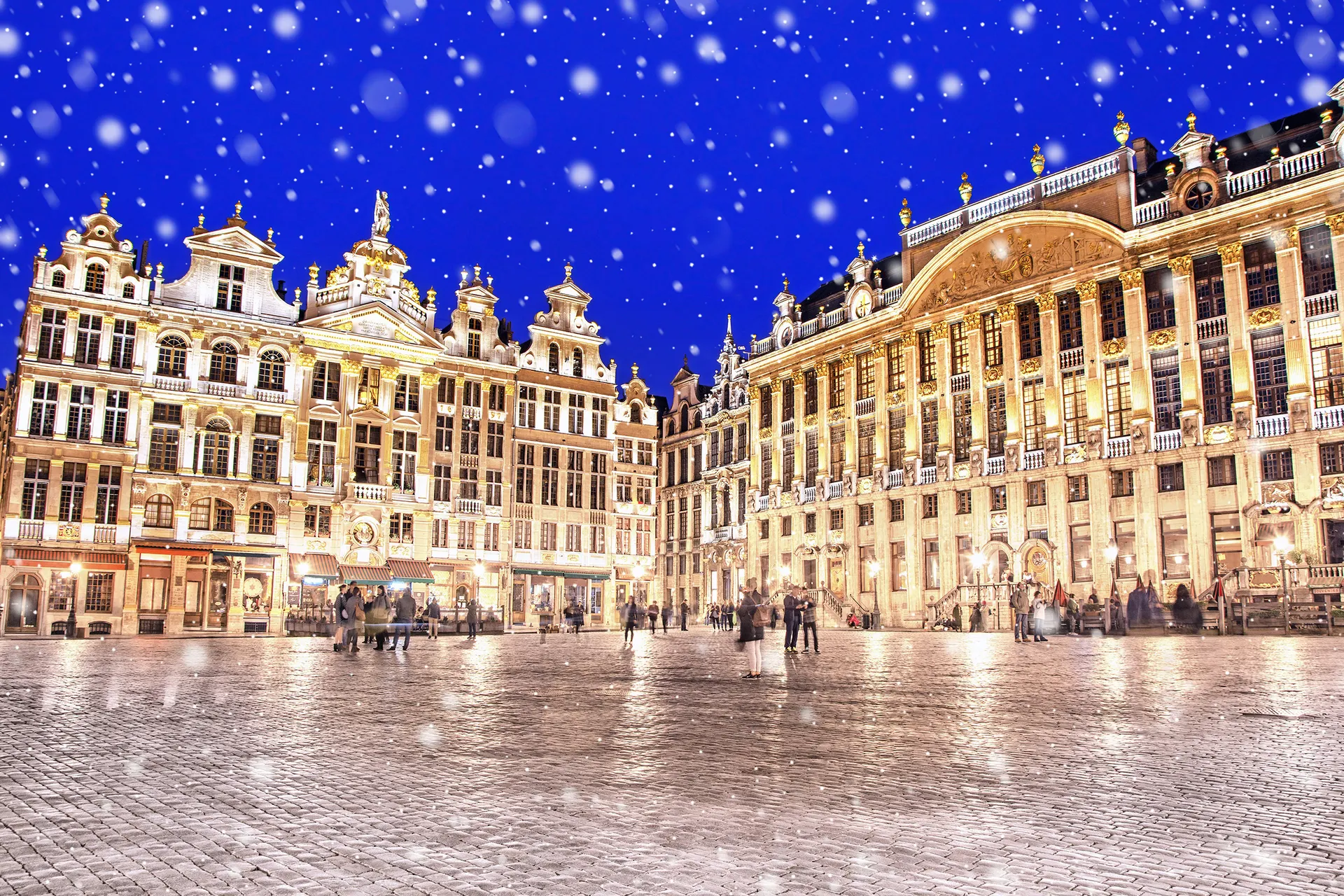 Kerstreizen, Grote Markt Brussel, België | de Jong Intra Vakanties