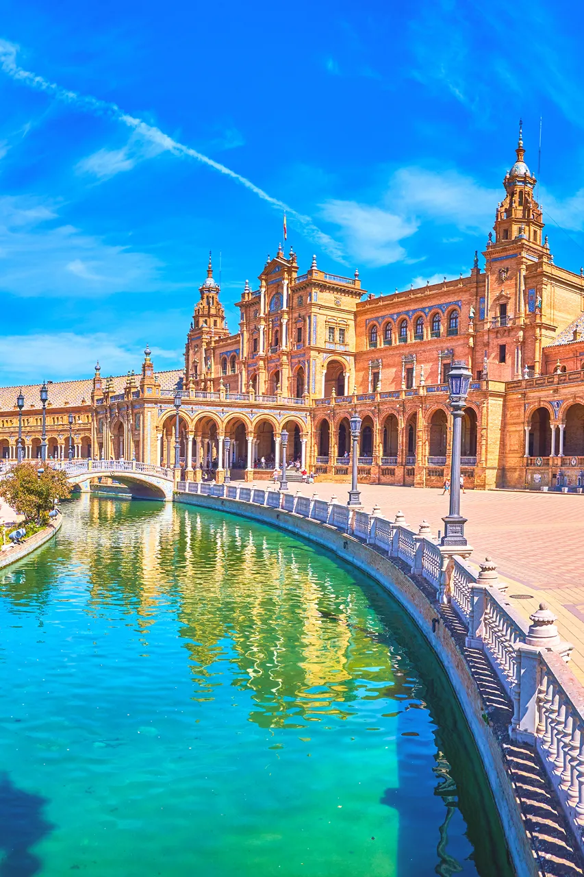 Rondreis Andalusië, fly drive Andalusië, Stedentrip Sevilla, Plaza de España, Sevilla, Spanje | de Jong Intra Vakanties