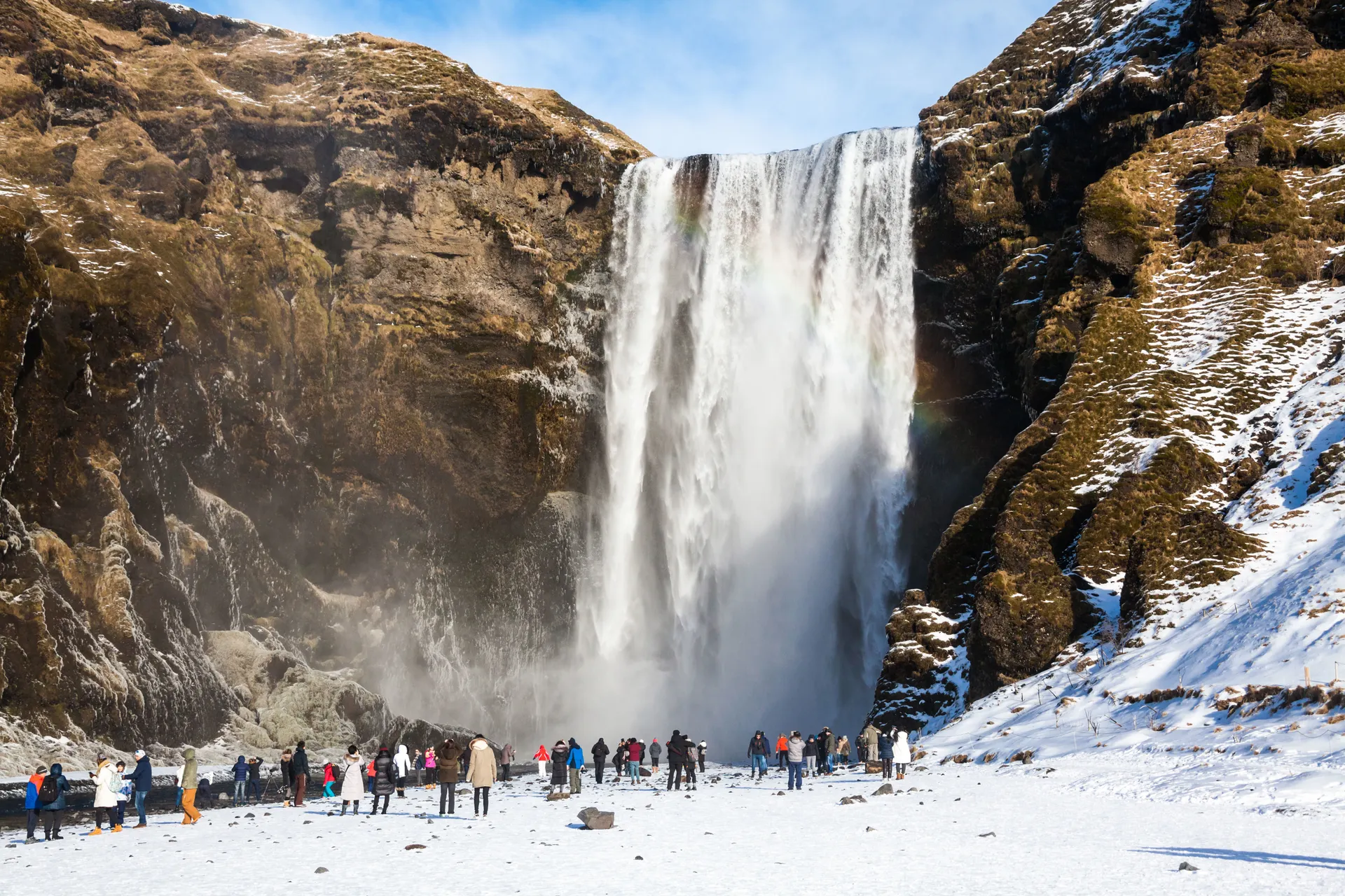 Skogafoss waterval