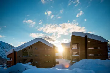 Zonsondergang - - Foto: Sverre F. Hjørnevik