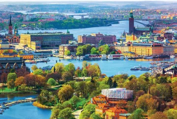 Autorondreizen, Zweden, De Zweedse steden