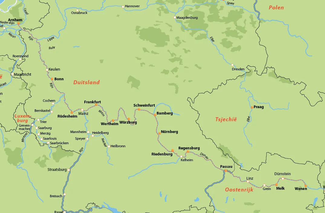 De keizerlijke Donau en bourgondisch Beieren