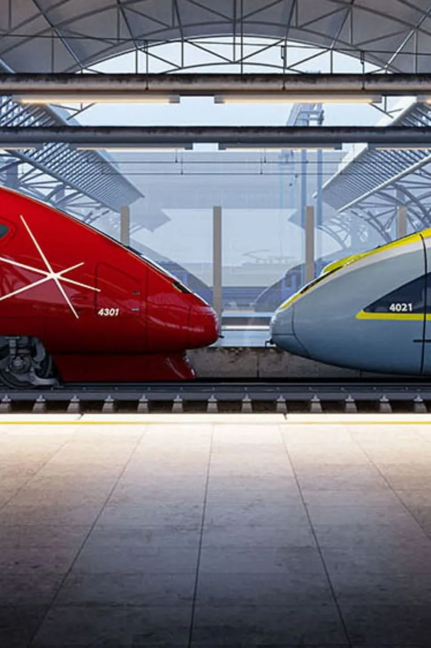 Eurostar trein naar Brussel, Parijs en Londen