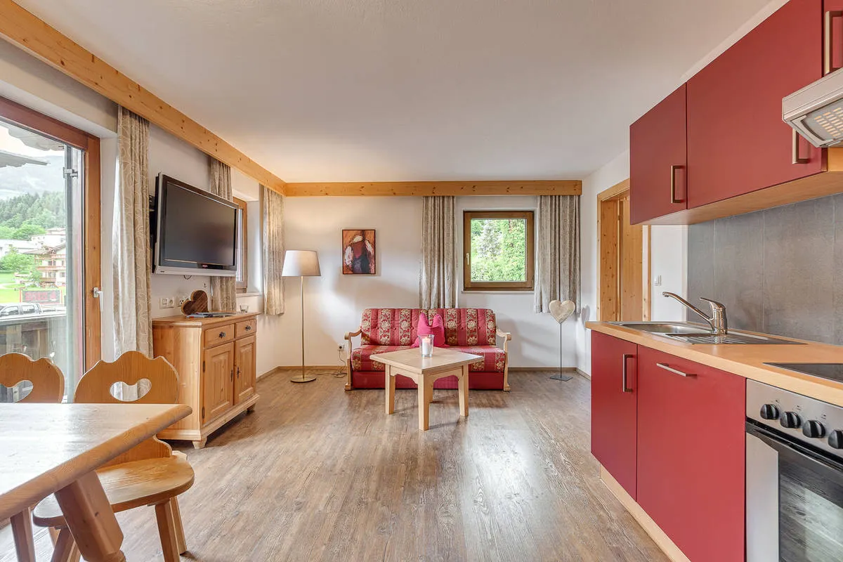 Keuken en woonkamer