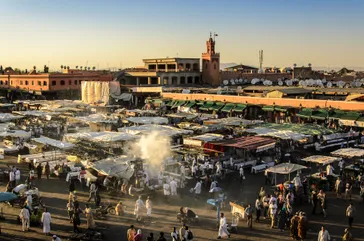 Djemaa el Fna plein, Marrakech