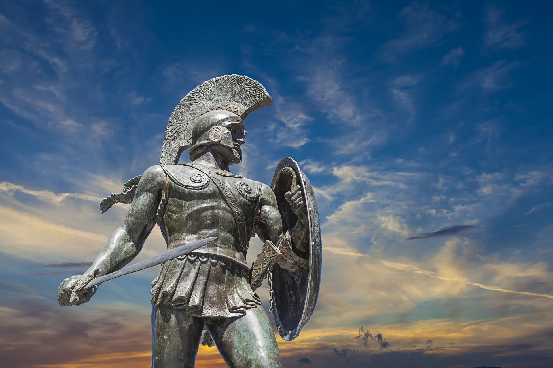 Standbeeld van Leonidas, koning van Sparta