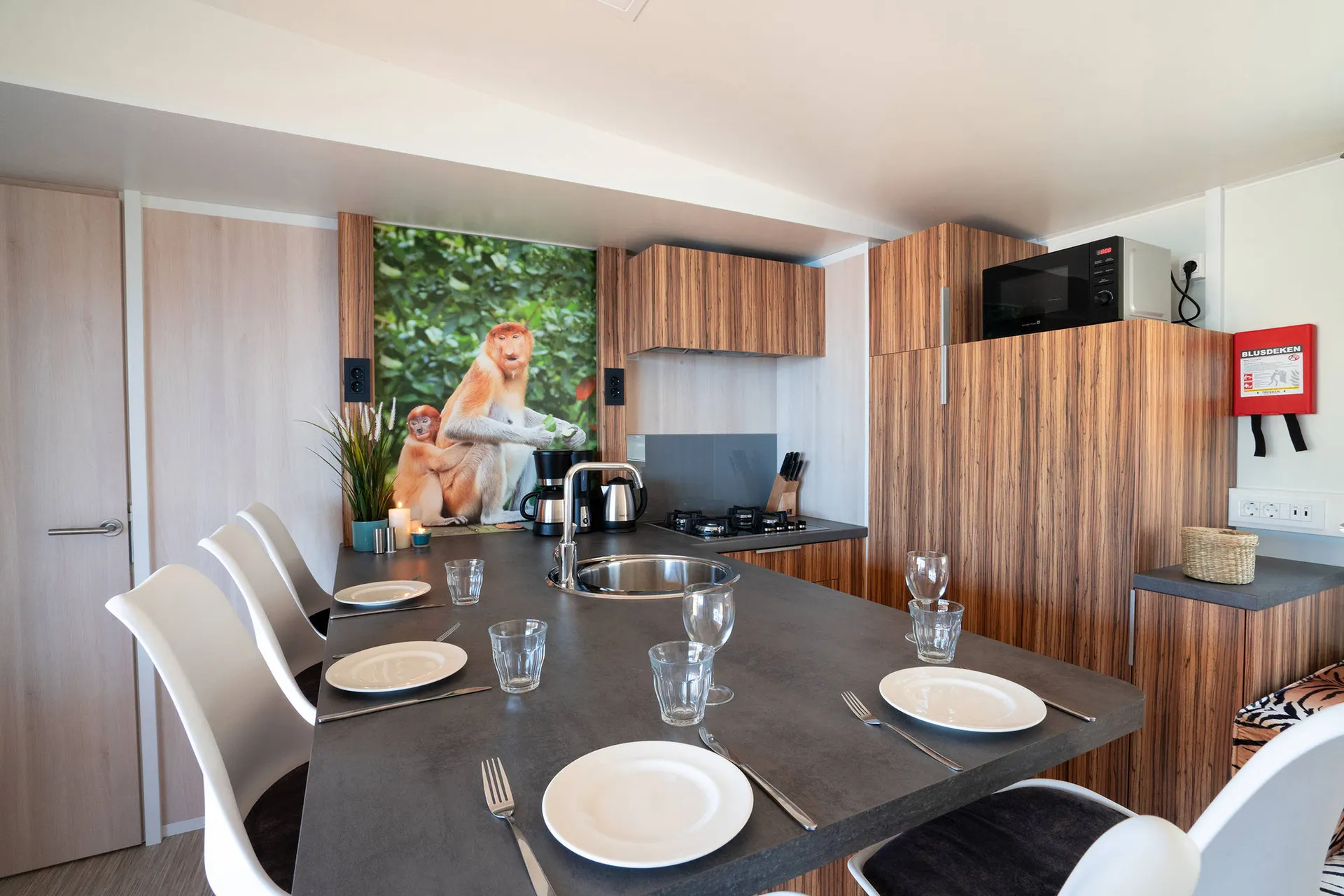 Catalpa - Keuken met bar