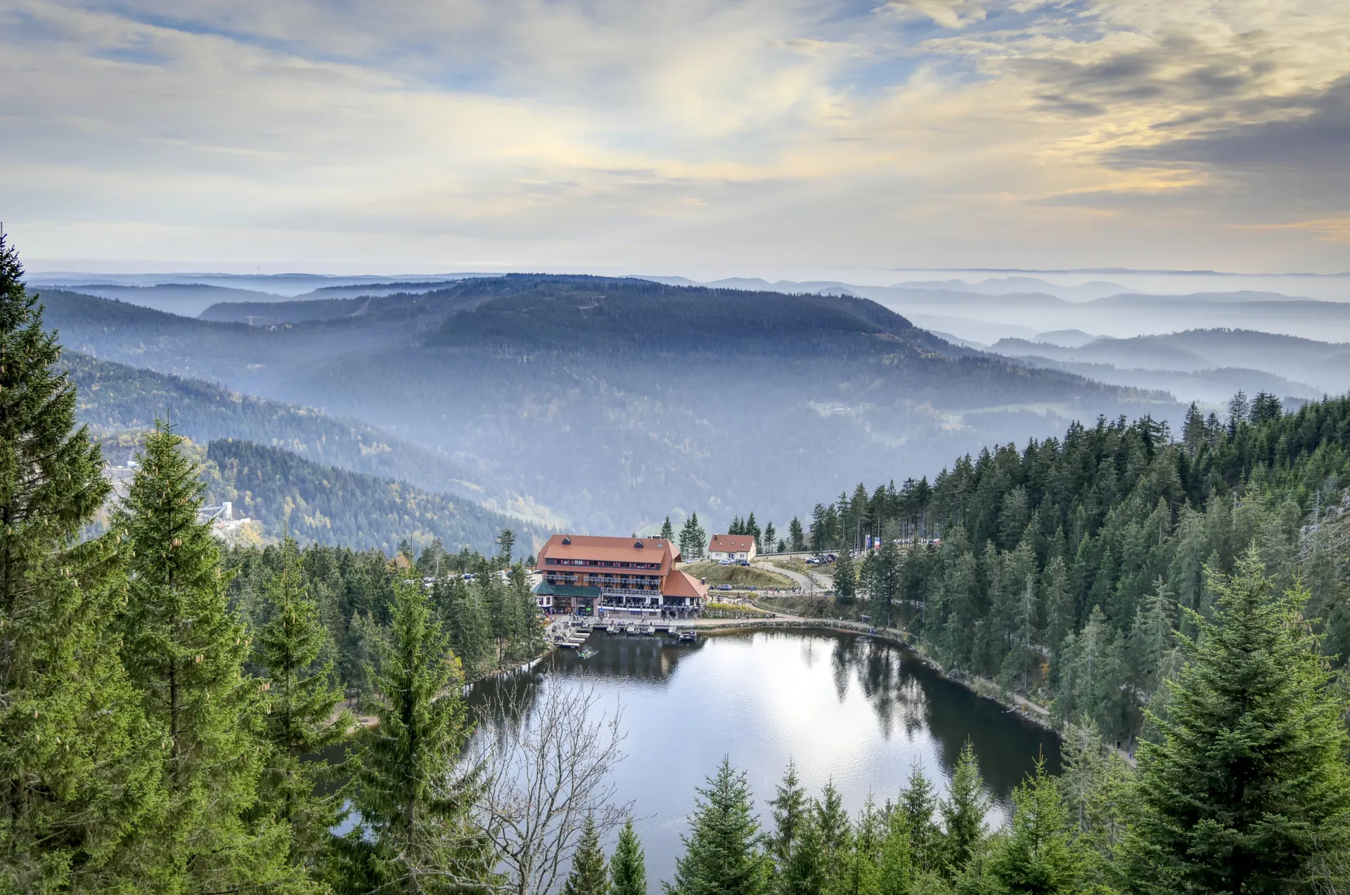 Mummelsee in het Zwarte Woud